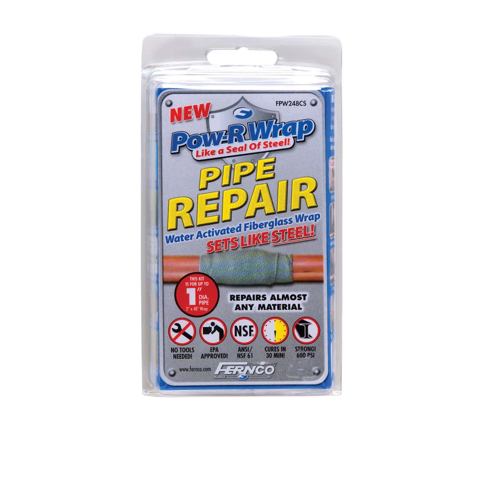 81801 FERNCO POW-R WRAP FPW-248CS RESIN FIBERGLASS WATER