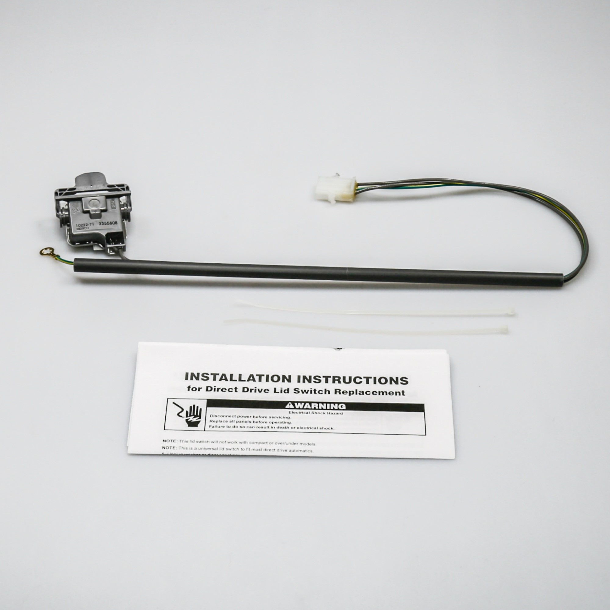 285671 Whirlpool Lid Switch Assembly