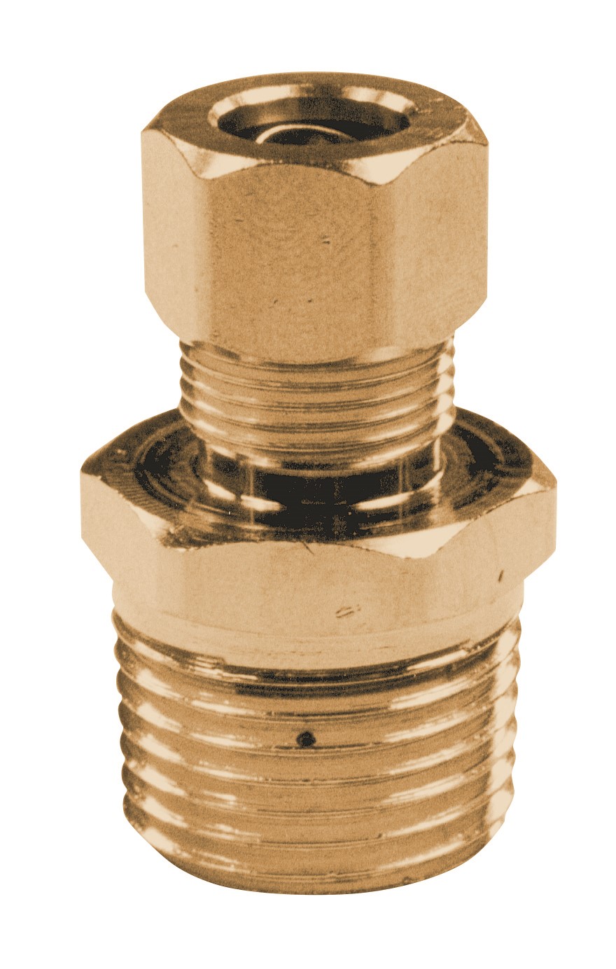 83009NL 1/2 OD COMP X MIP BRASS ADAPTER