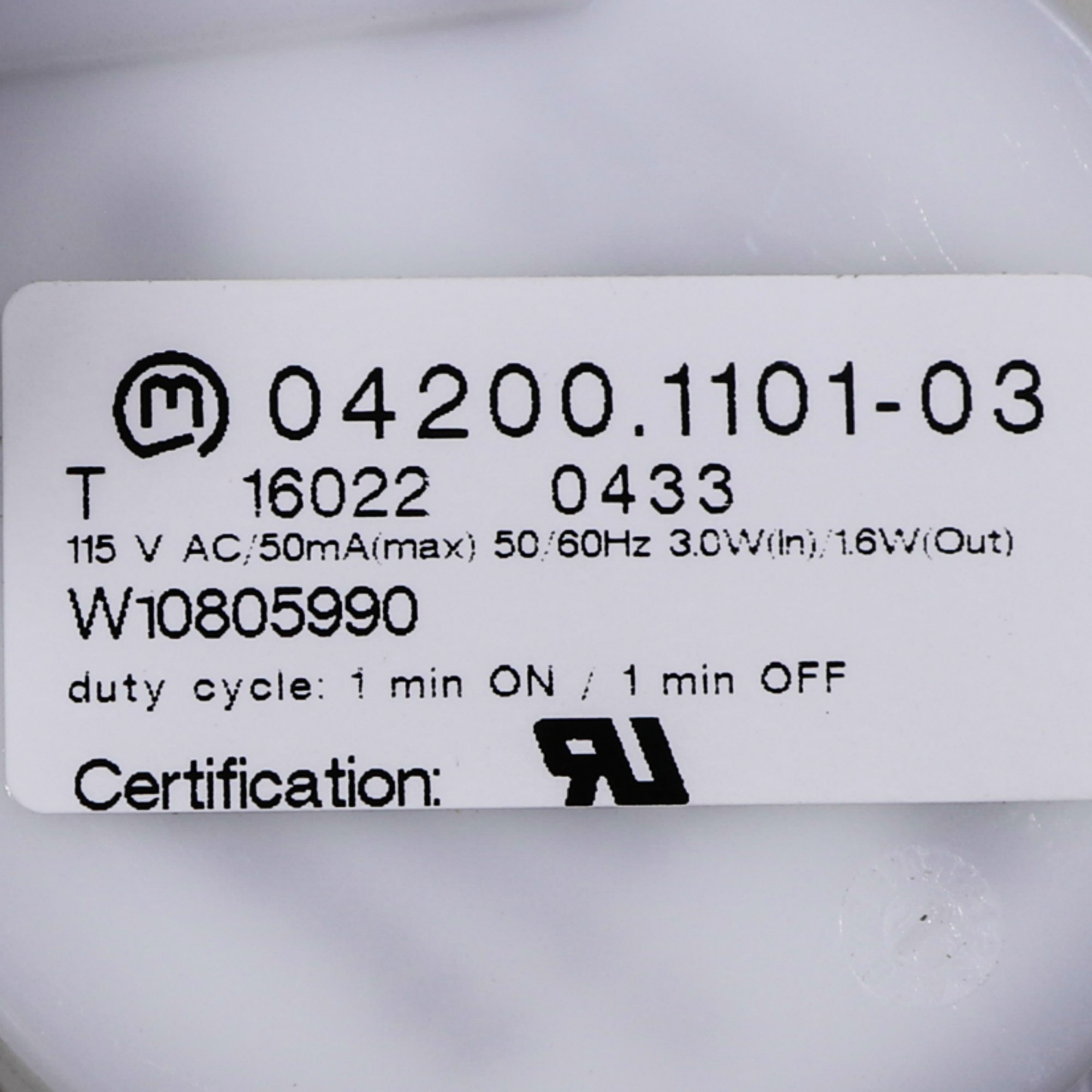 Whirlpool W10842325