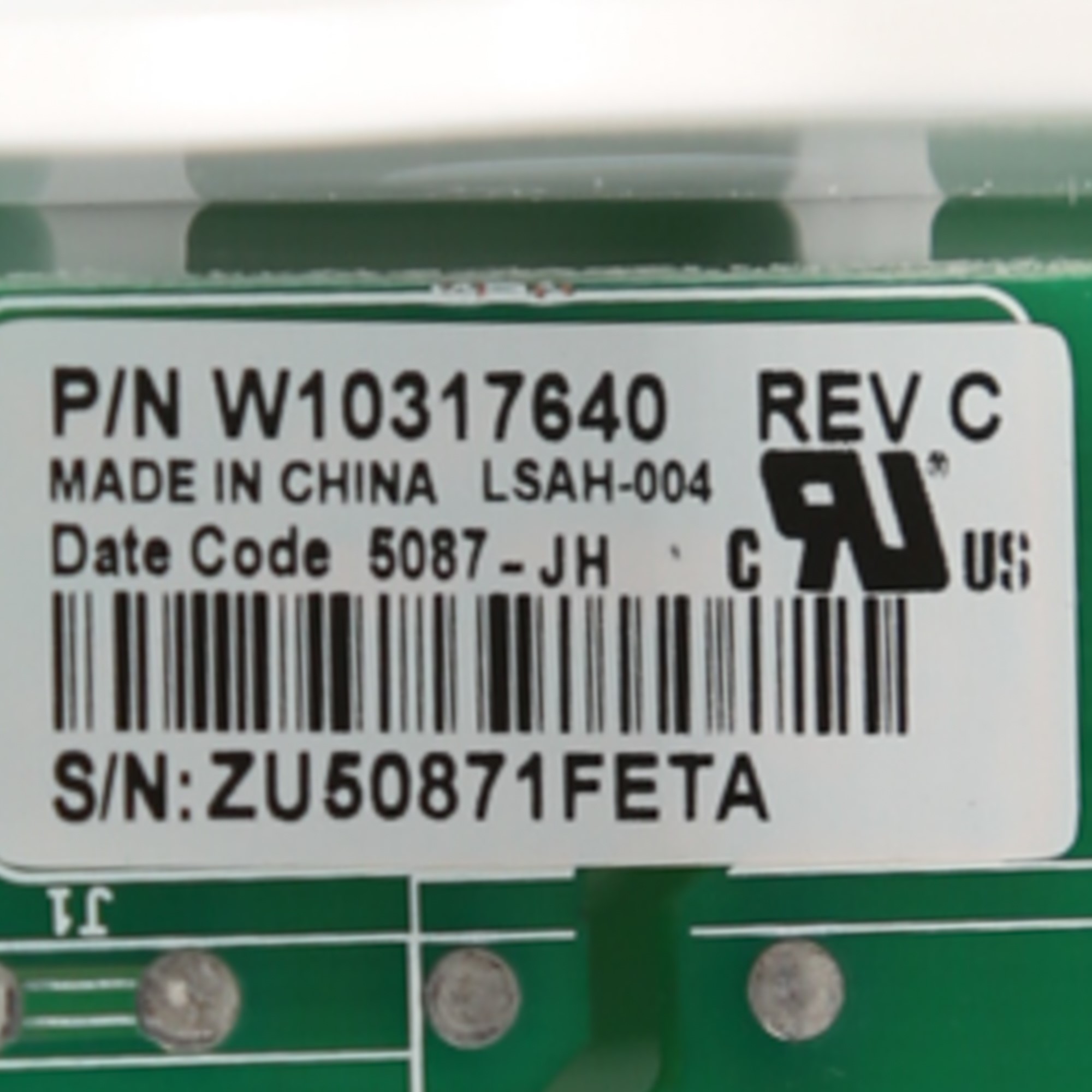 WPW10317640 CNTRL-ELEC