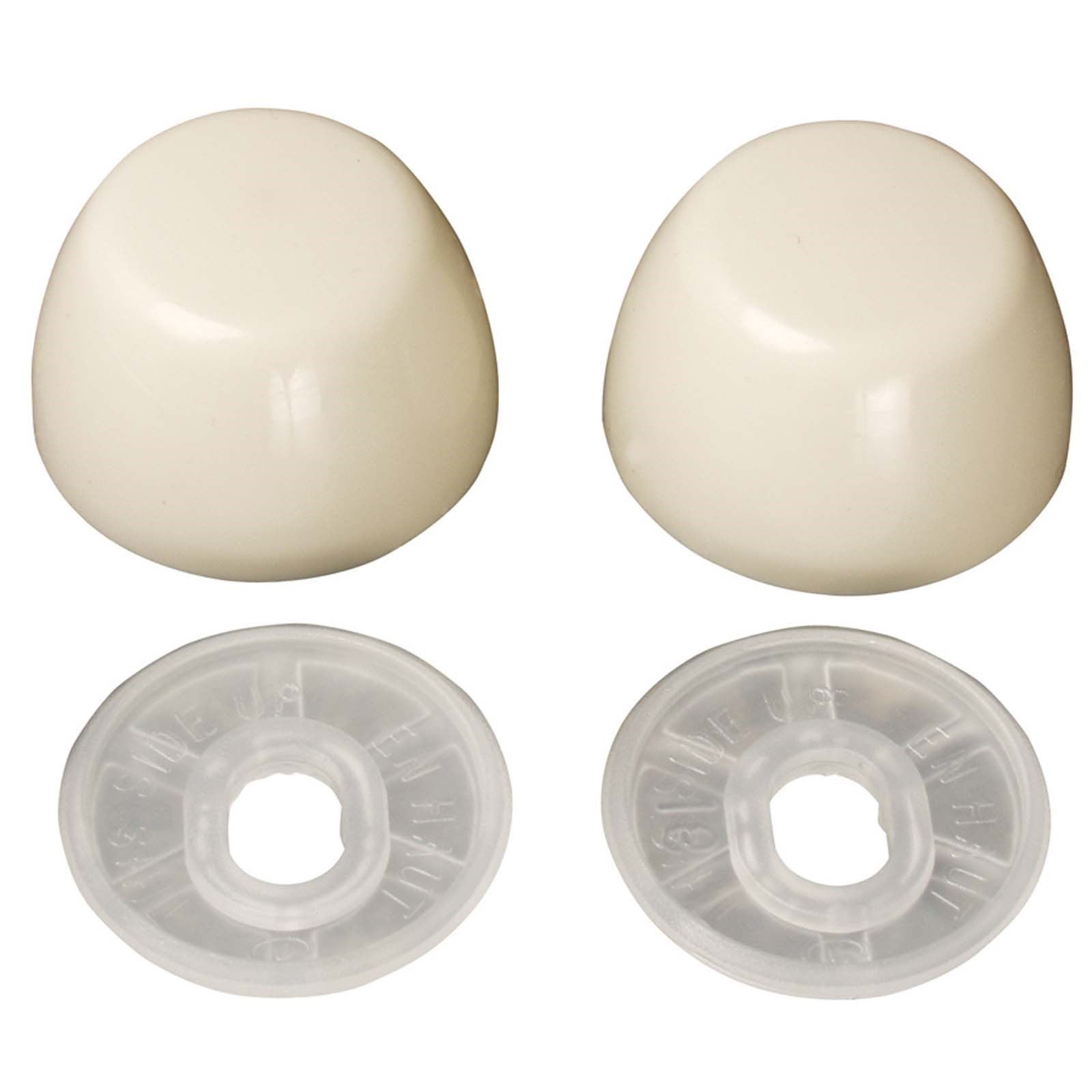 51221W ABS CLOSET BOLT CAP, 1-1/8, BONE