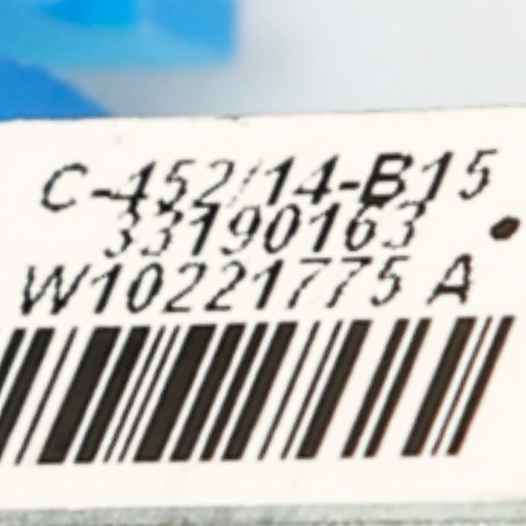WPW10140918 Whirlpool Valve