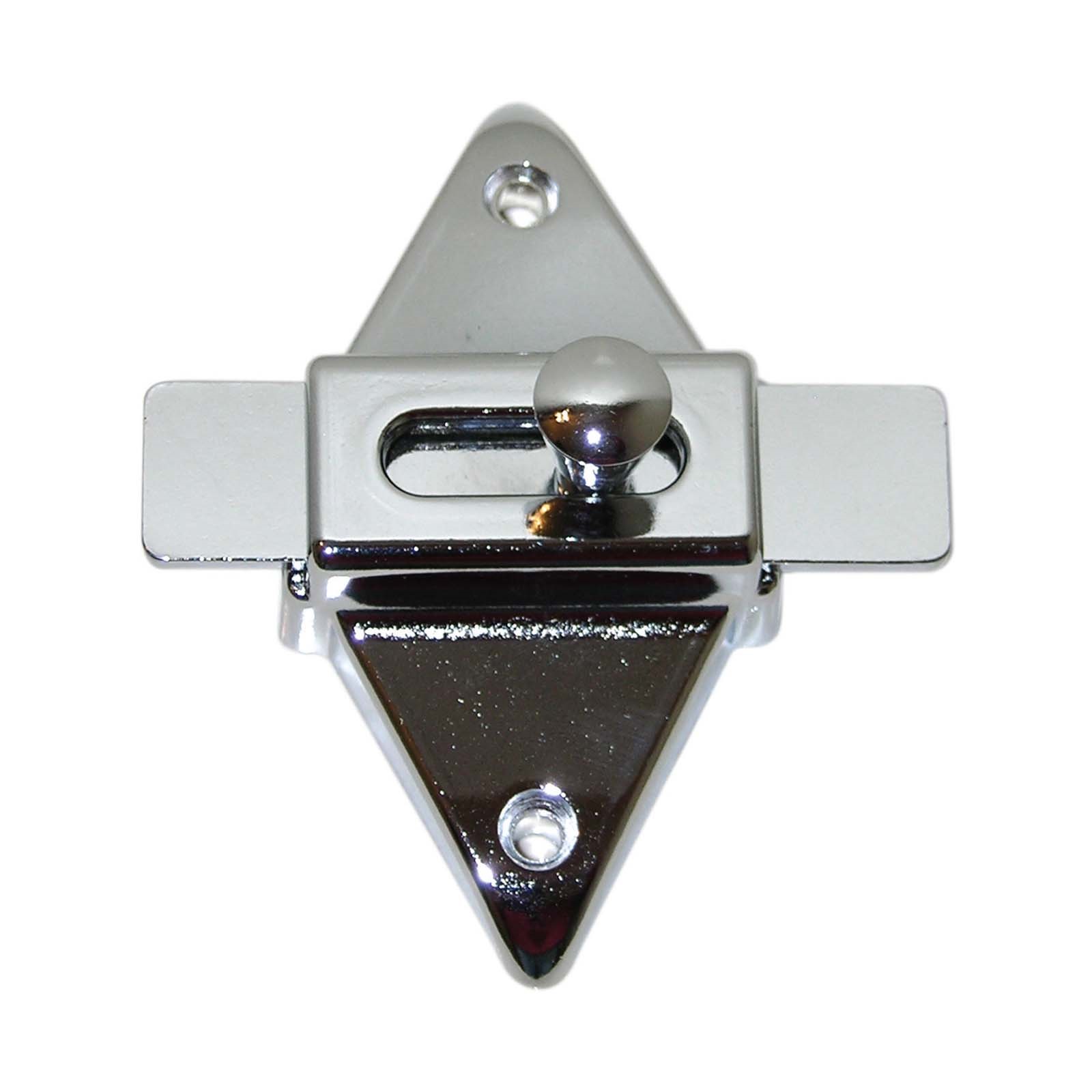 66474 DIE CAST ZINC SLIDE LATCH, CHROME PLATED
