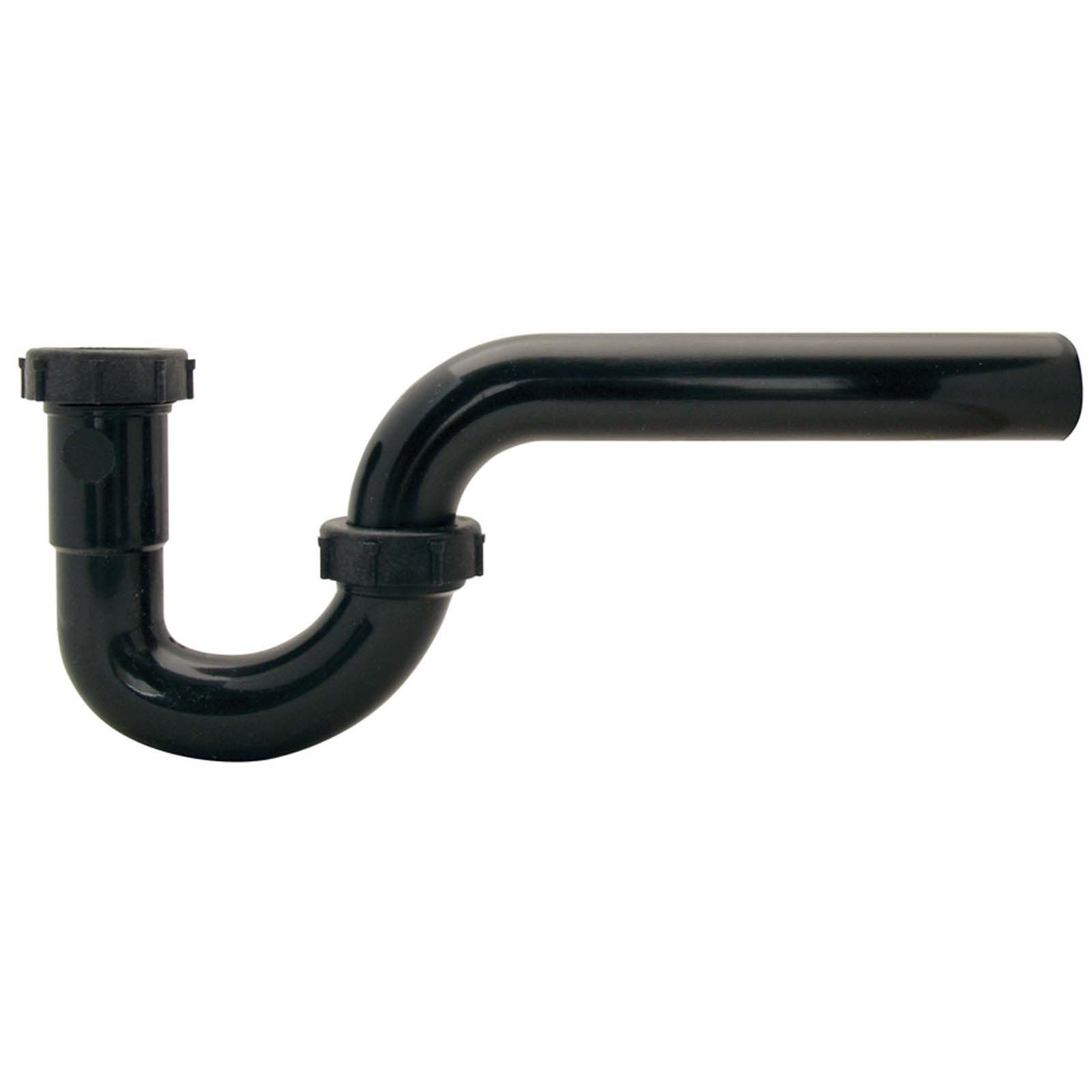 53324 1-1/4 POLYPROPYLENE P-TRAP WITH RIBBED NUTS (BOXED