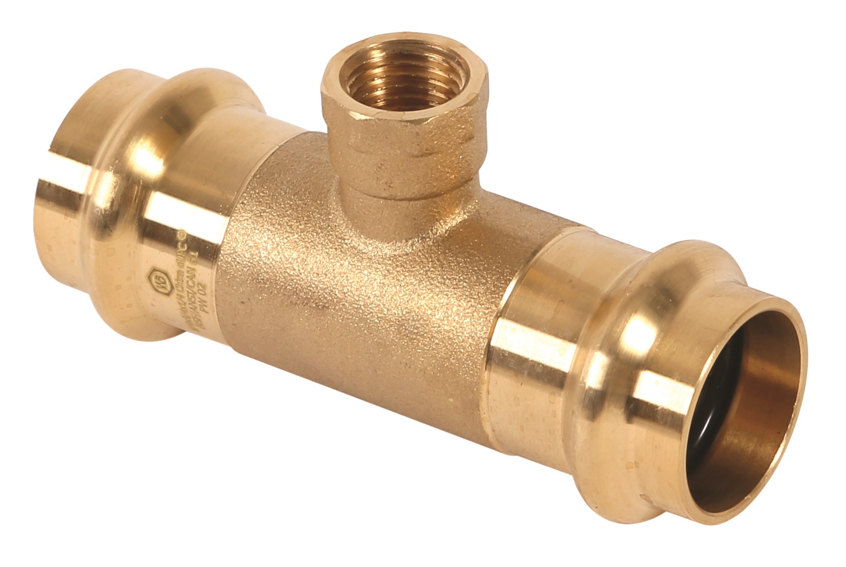 83720 3/4 PRESS X 3/4 PRESS  X 1/4 FPT BRASS REDUCING AD