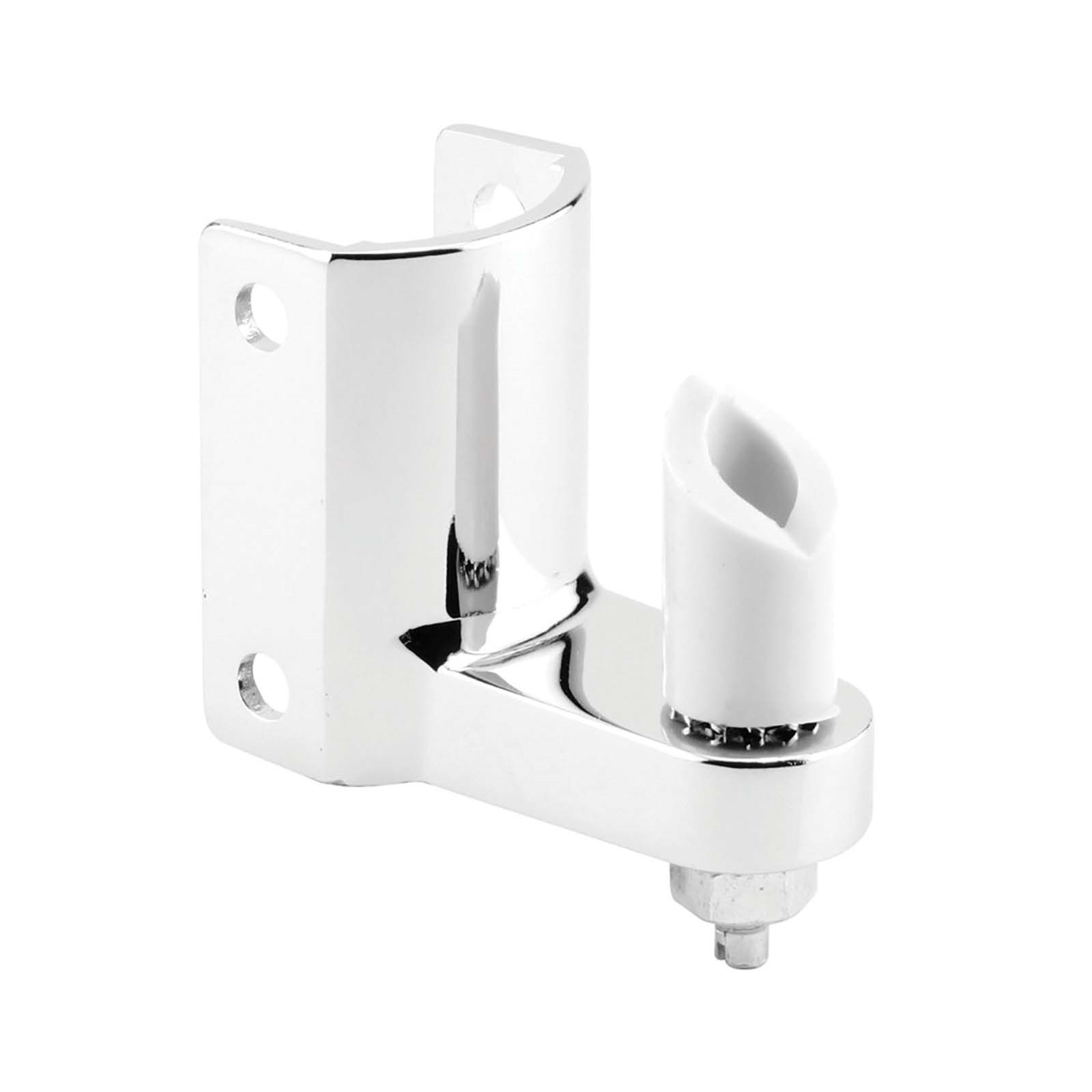 66472 ZAMAC BOTTOM HINGE BRACKET, CHROME PLATED