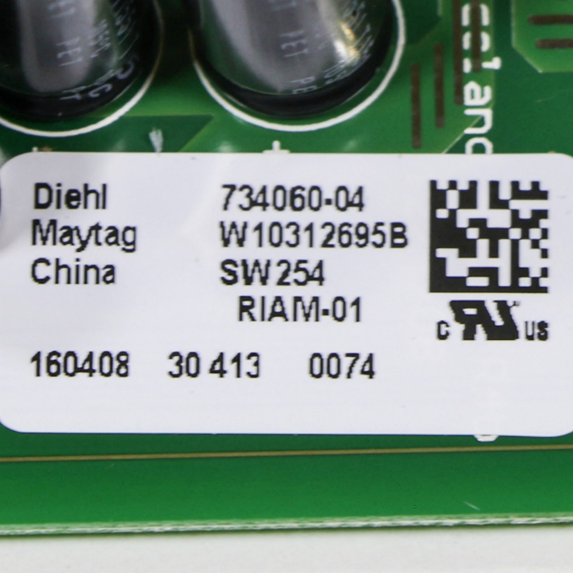 WPW10312695 Whirlpool Refrigerator Main Control Board