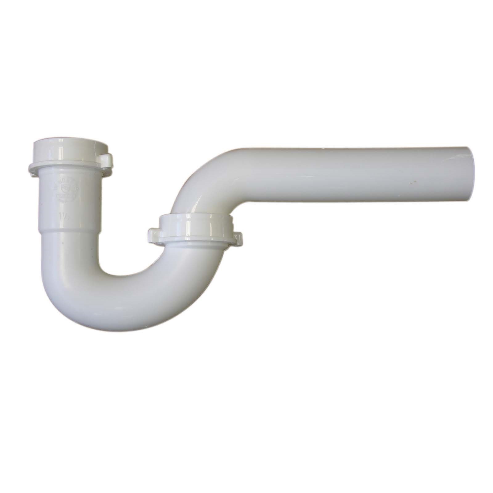 94003 POLYPROPYLENE PLASTIC P-TRAP, 1-1/2 INLET X 1-1/4