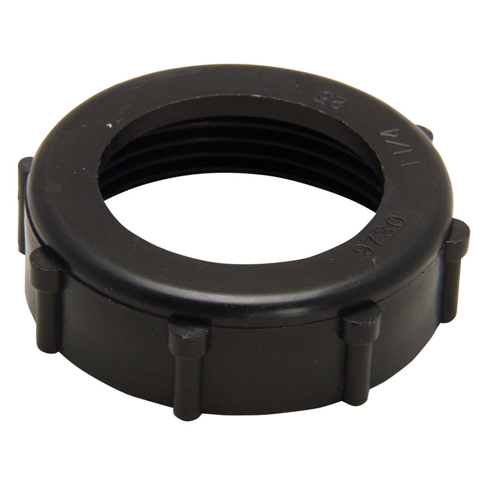 55496 1-1/4 PLASTIC SLIP JOINT WING NUT BLACK