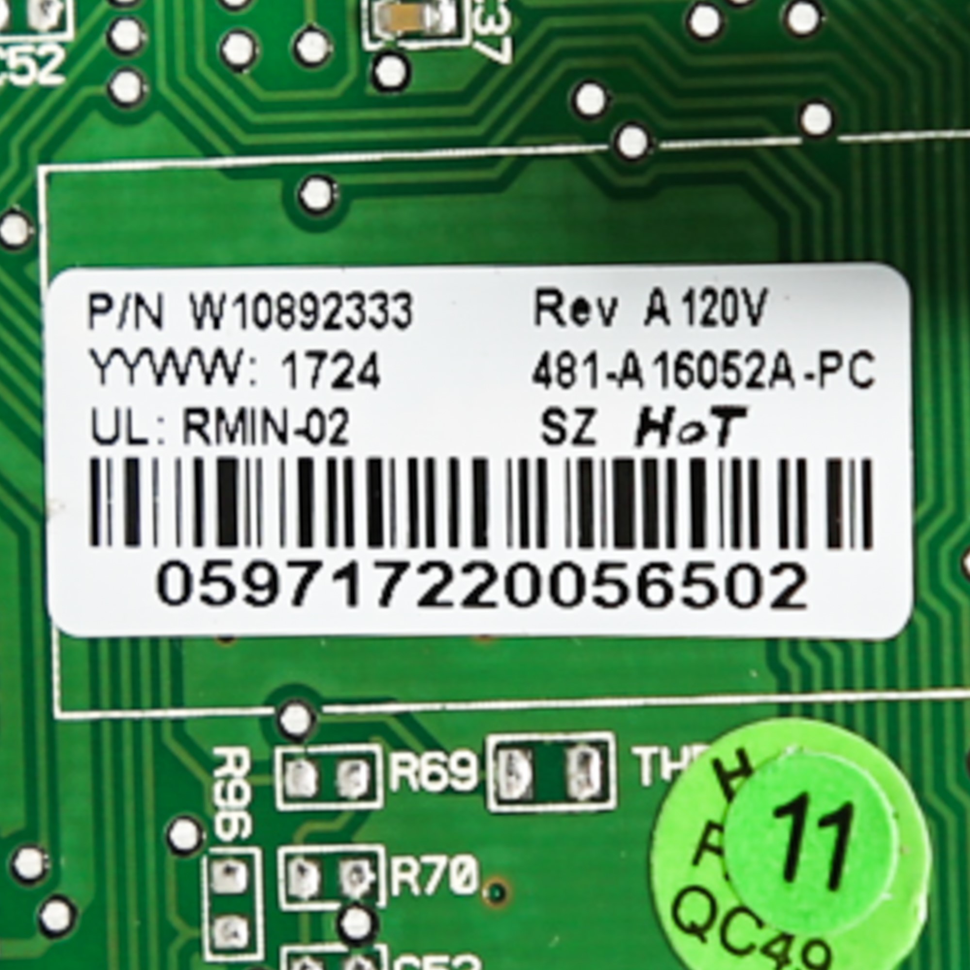 Whirlpool W11035836