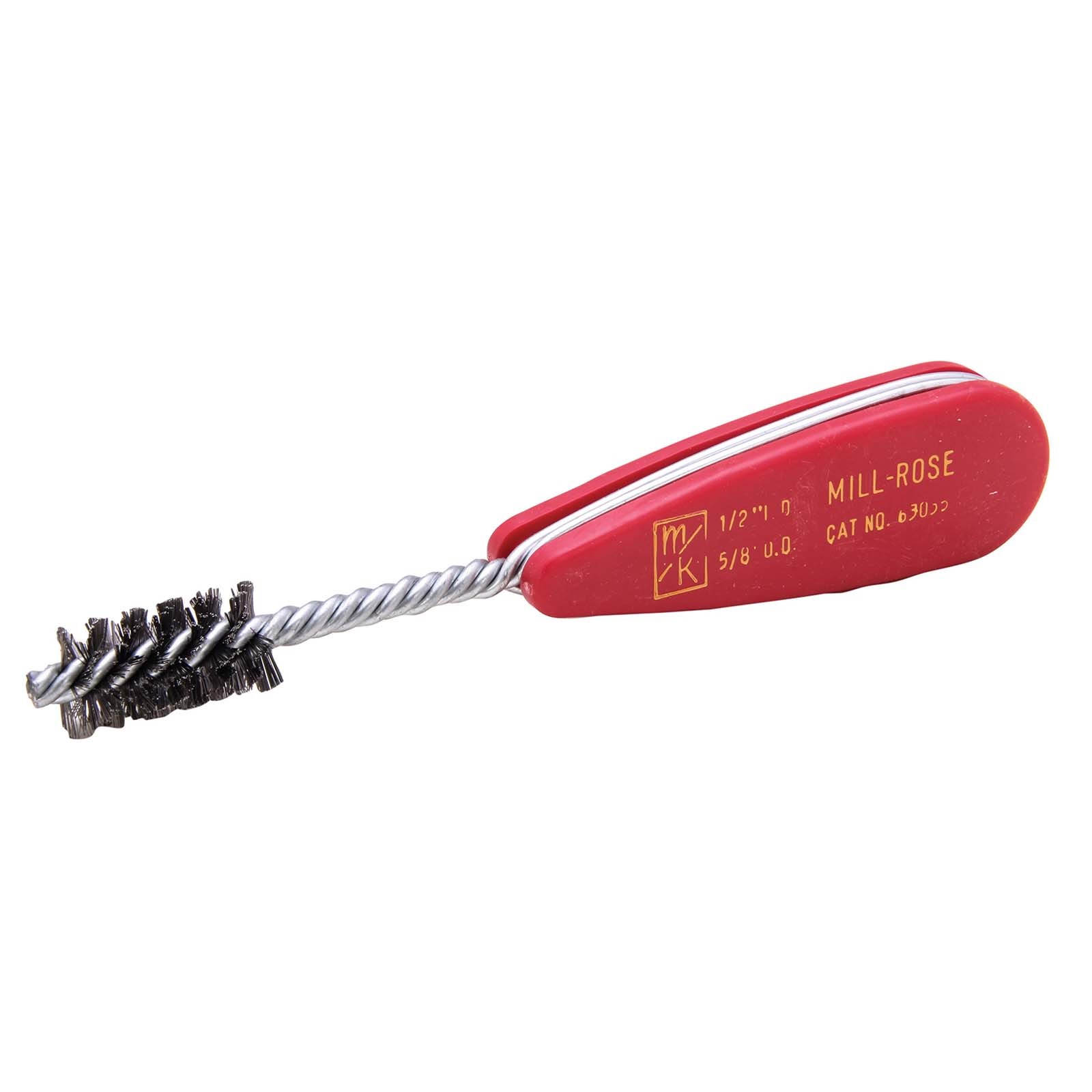60820 HEAVY-DUTY PLUMBING FITTING WIRE BRUSH, 3/8 ID