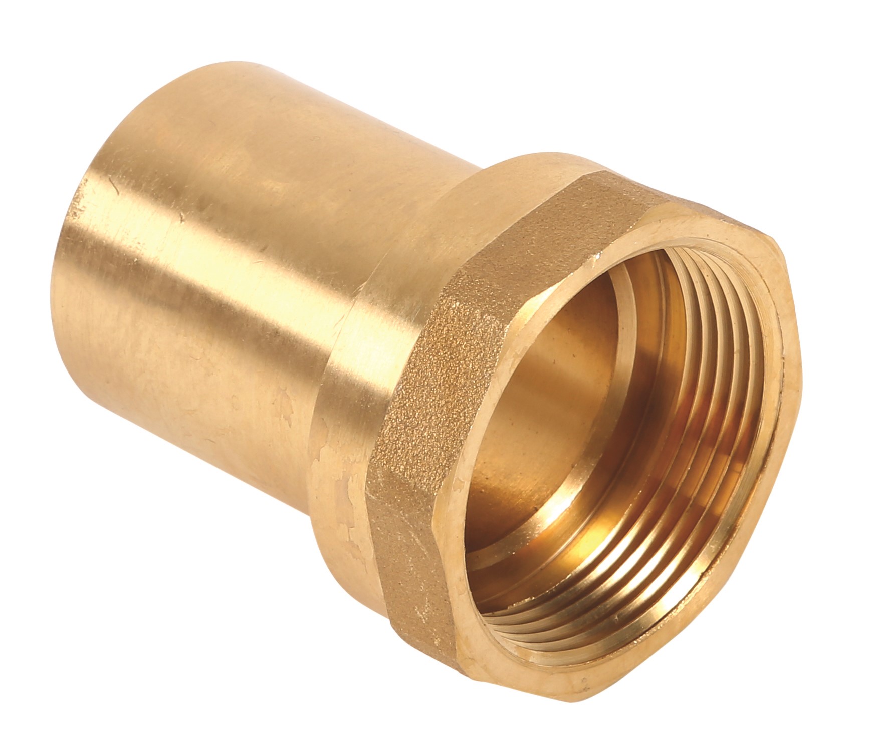 83741 1-1/2 FPT X 1-1/2 FTG BRASS ADAPTER