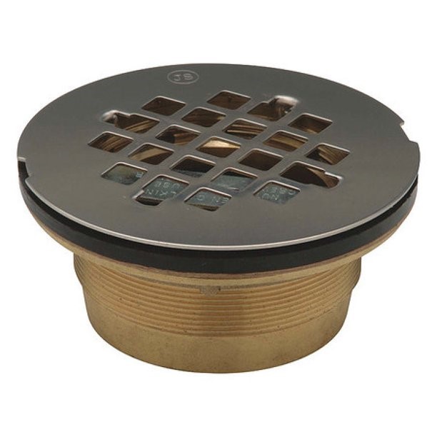 80279 BRASS 2 NO CAULK SHOWER DRAIN