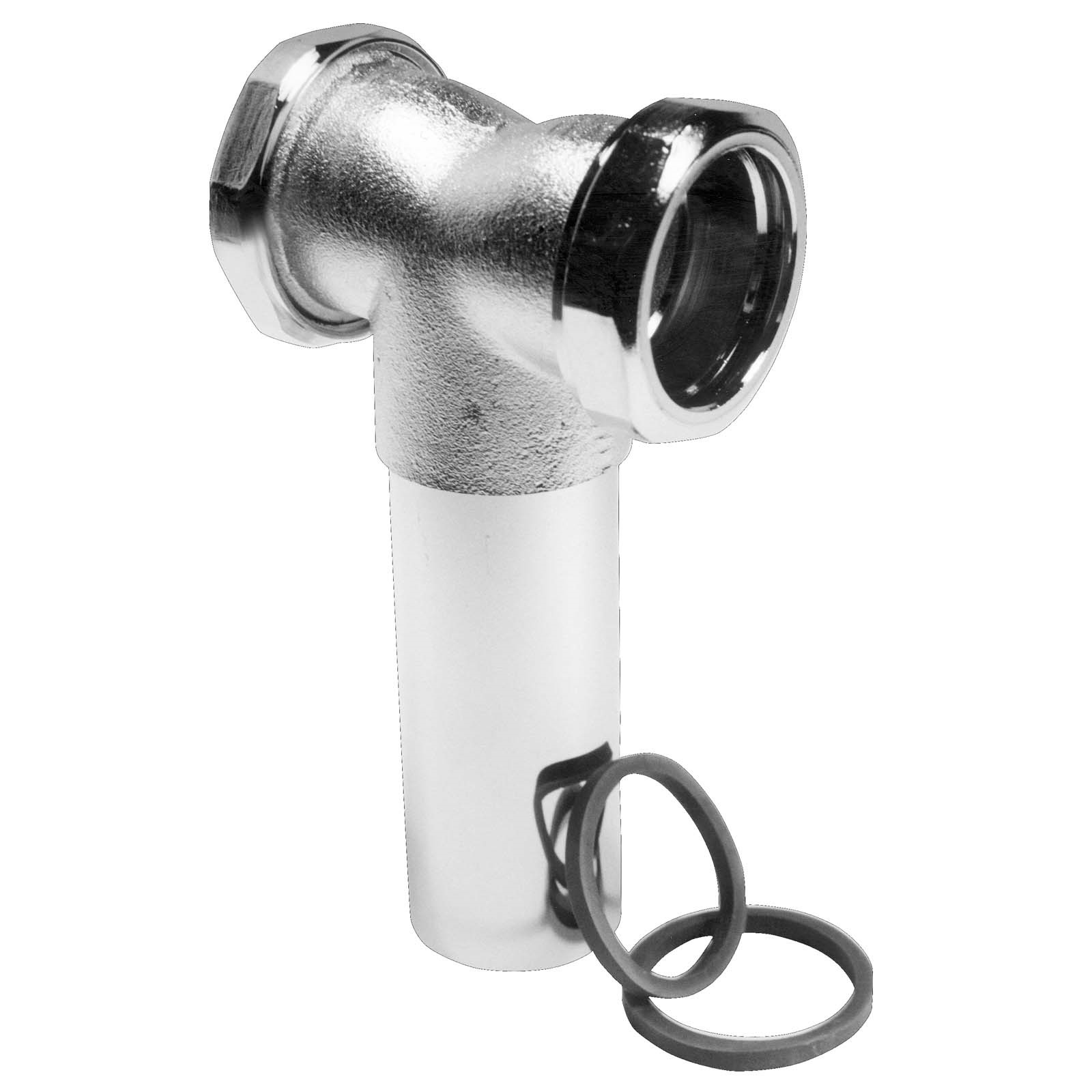 52396 1-1/2 X 4 17 GAUGE BAFFLED SINK WASTE TWIN ELL WIT