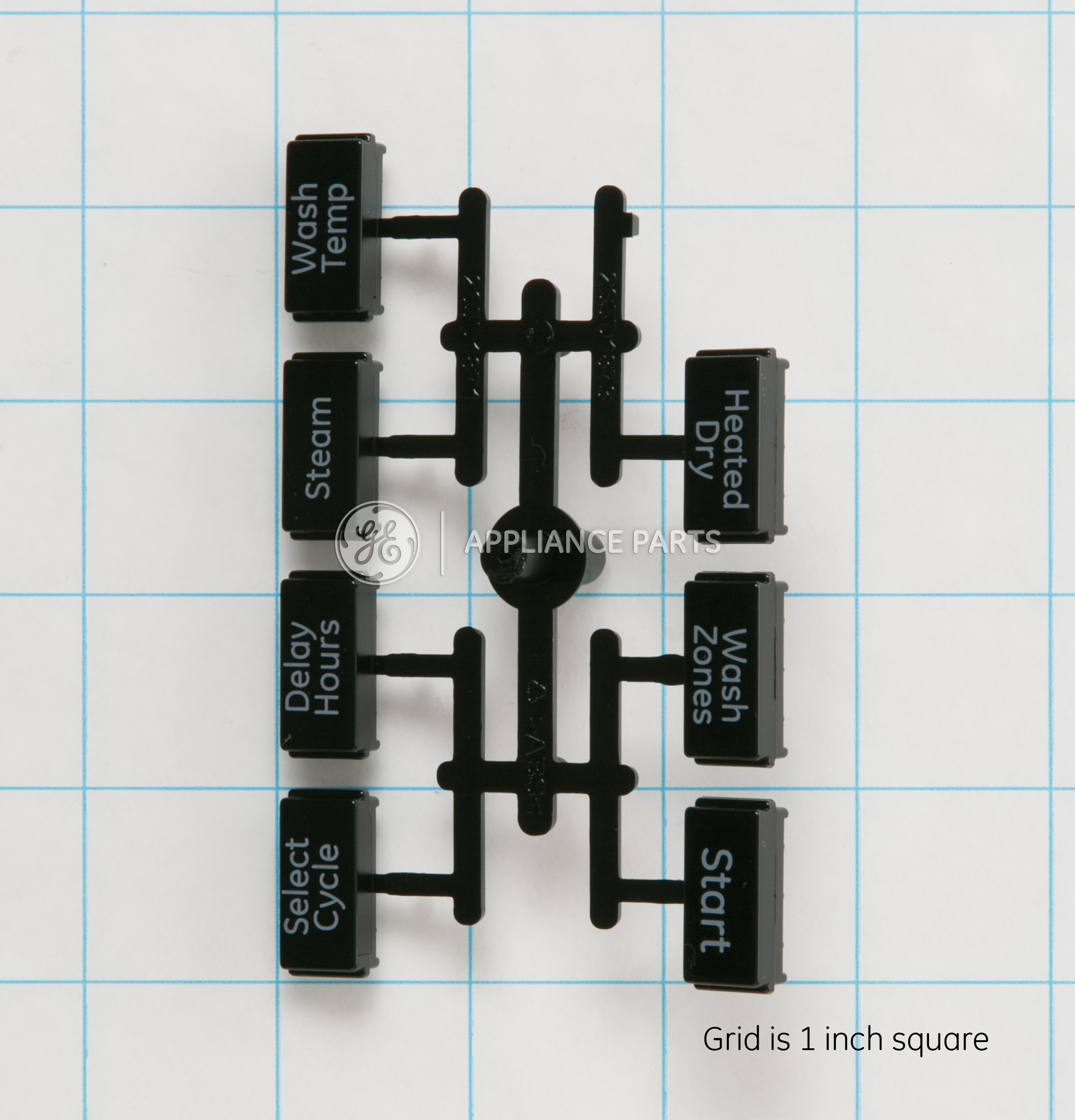 WD09X10091 BUTTON AND GRAPHICS ASM