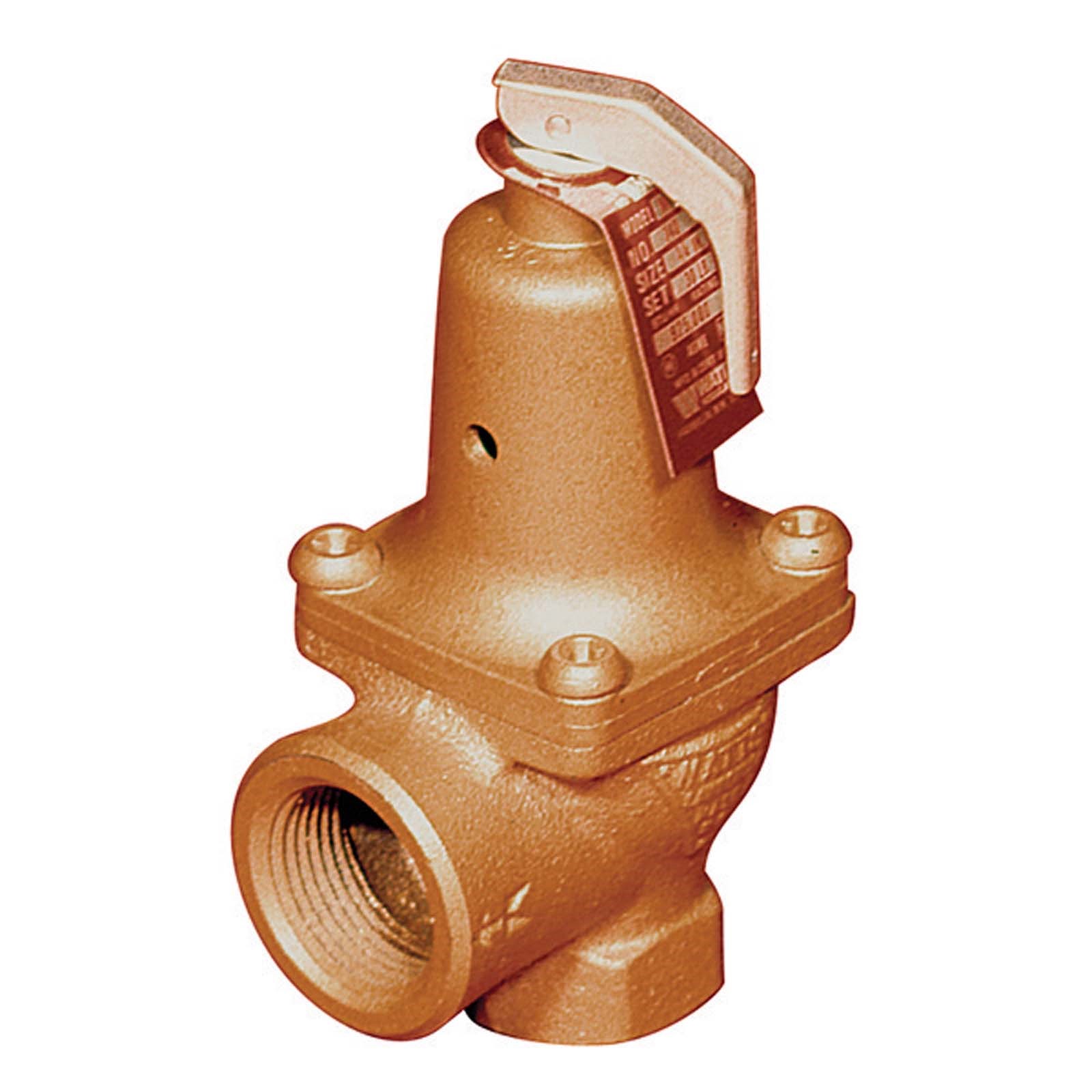 59217 3/4 X 3/4 BRONZE BOILER PRESSURE RELIEF VALVE 30 P