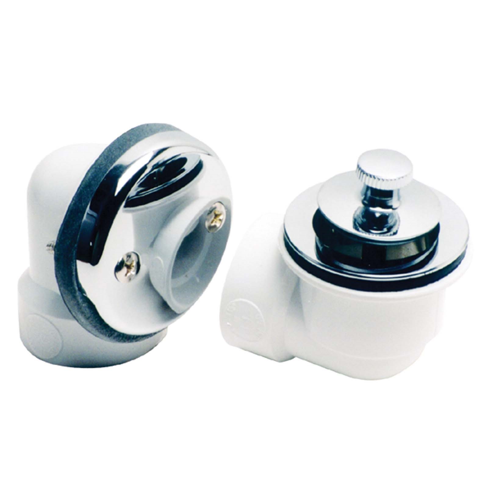 53401W PVC SCH 40 LIFT-N-TURN HALF WASTE KIT CHROME PLATE