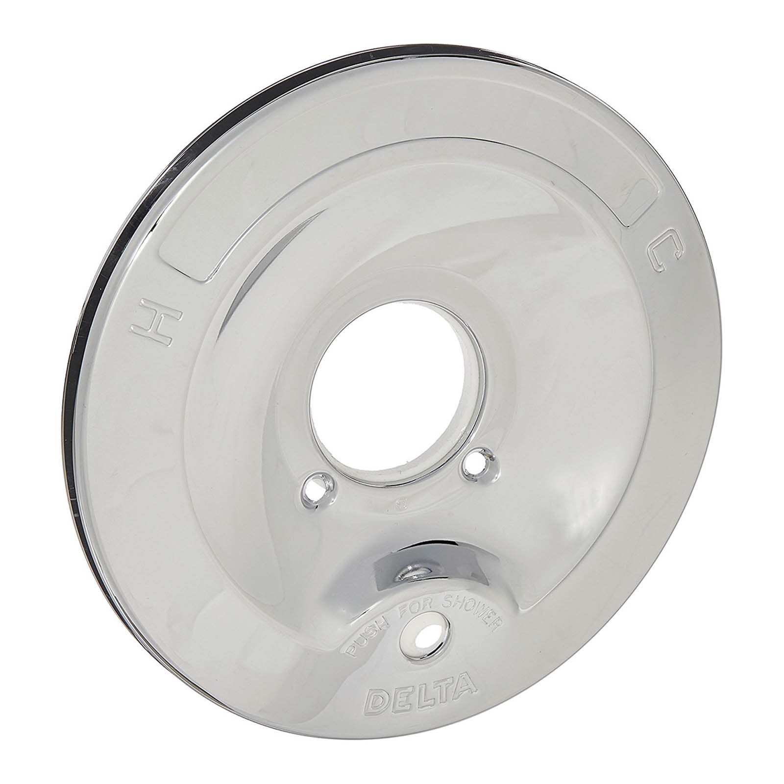 28372 CHROME PLATED BRASS ESCUTCHEON FOR 600 SERIES PUSH