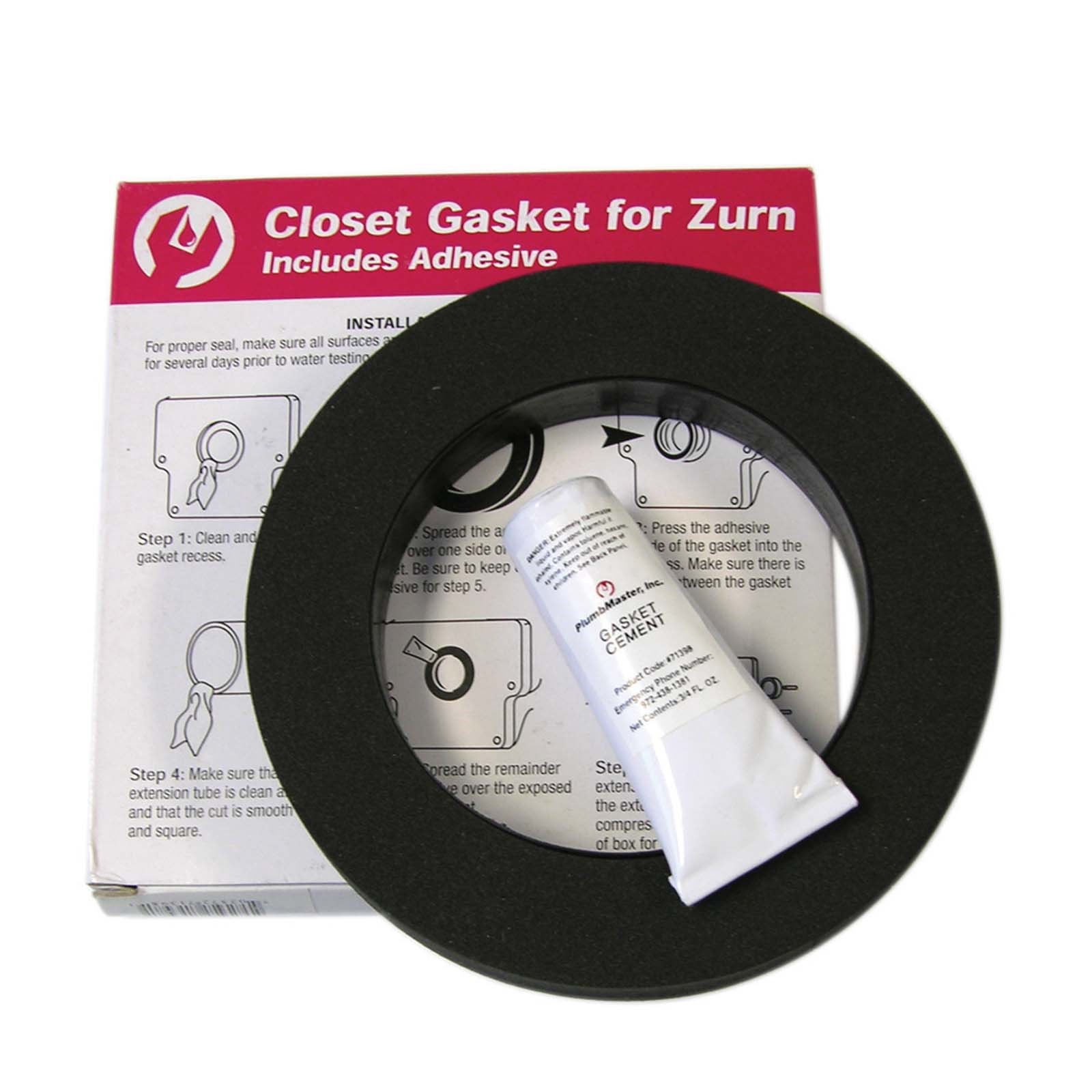 71398 CLOSET GASKET WITH ADHESIVE, 3-9/32 ID X 5-5/32 OD