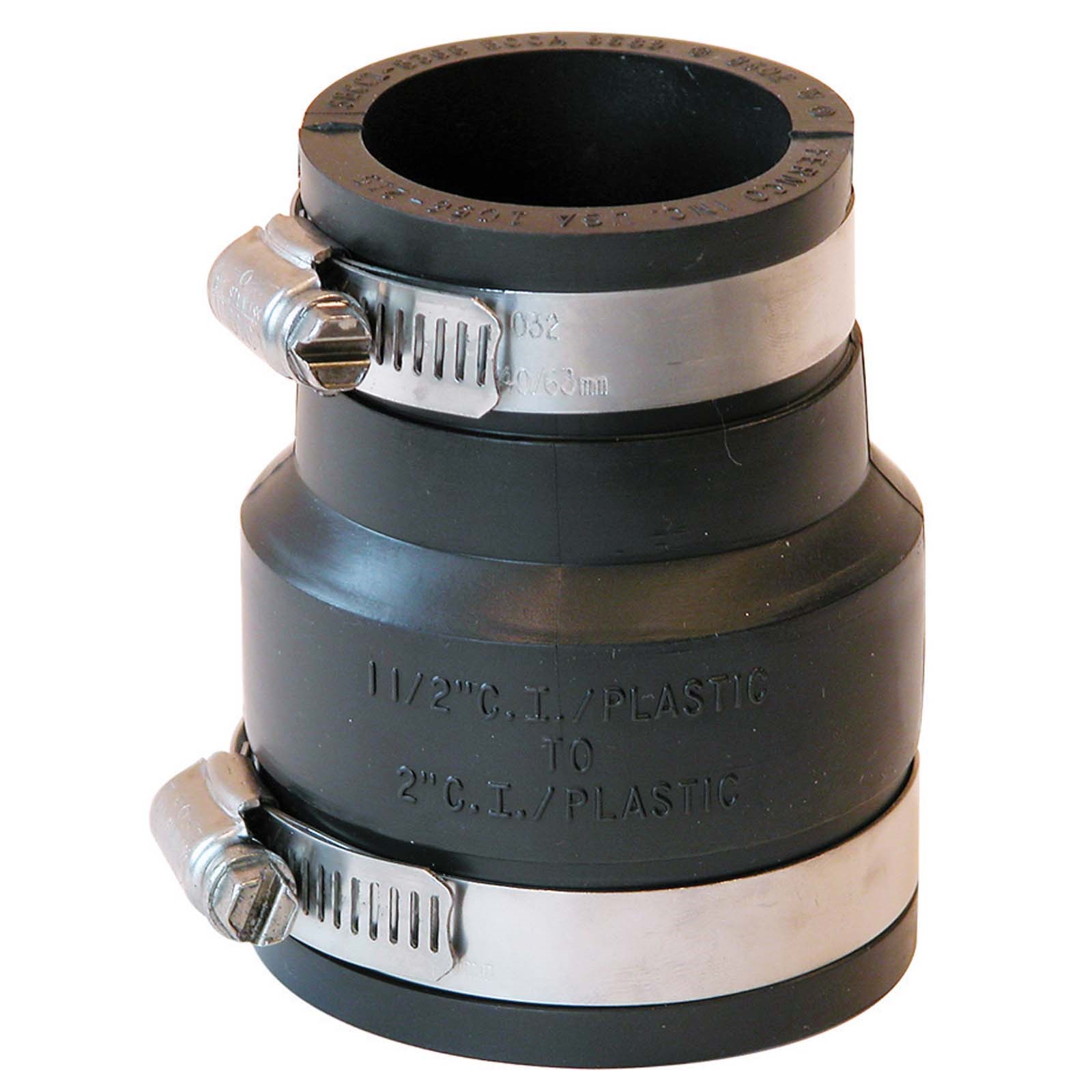 59345 FERNCO FLEXIBLE COUPLINGS 2 X 1-1/2 PIPE SIZE