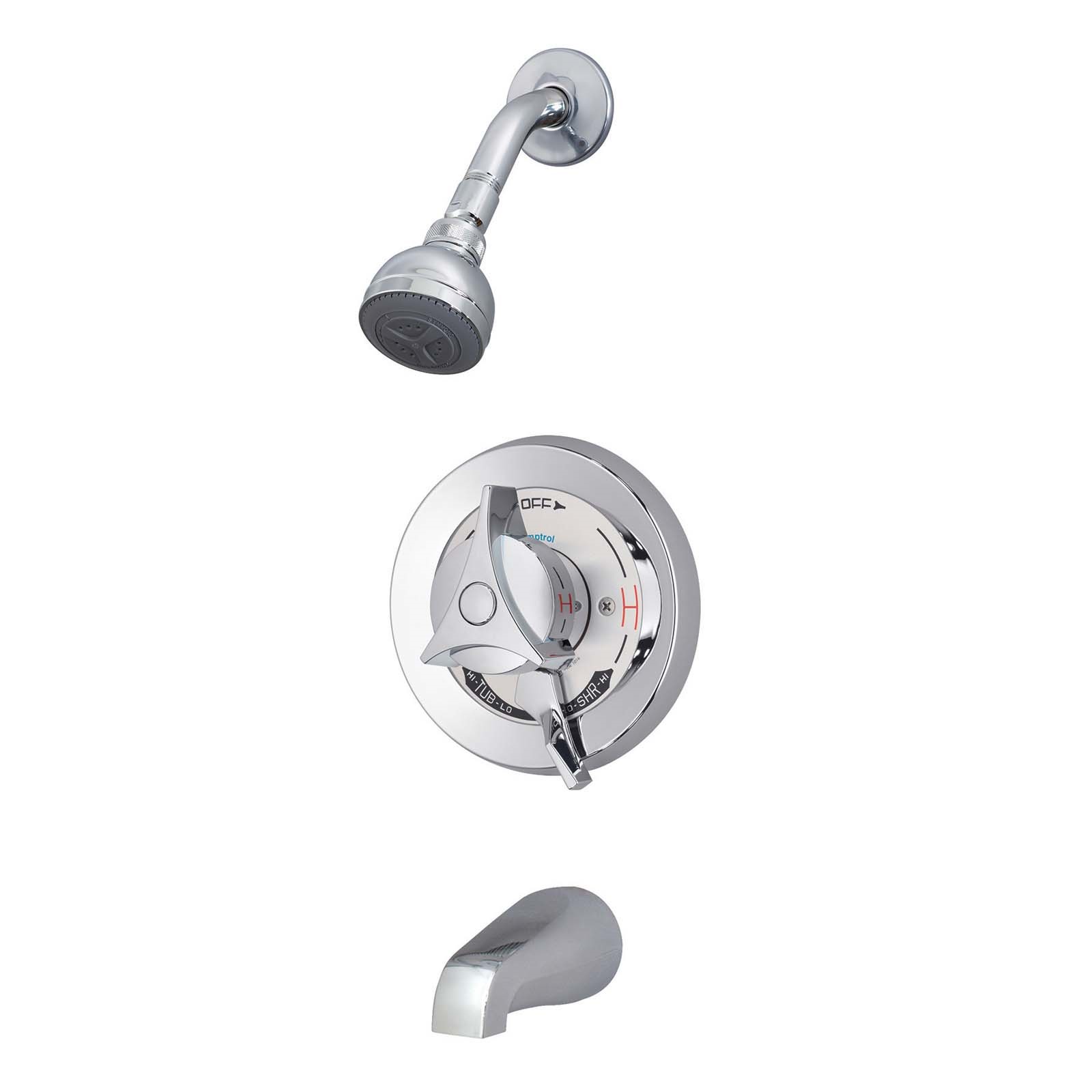 59380 TEMPTROL SINGLE HANDLE PRESSURE BALANCED TUB & SHO