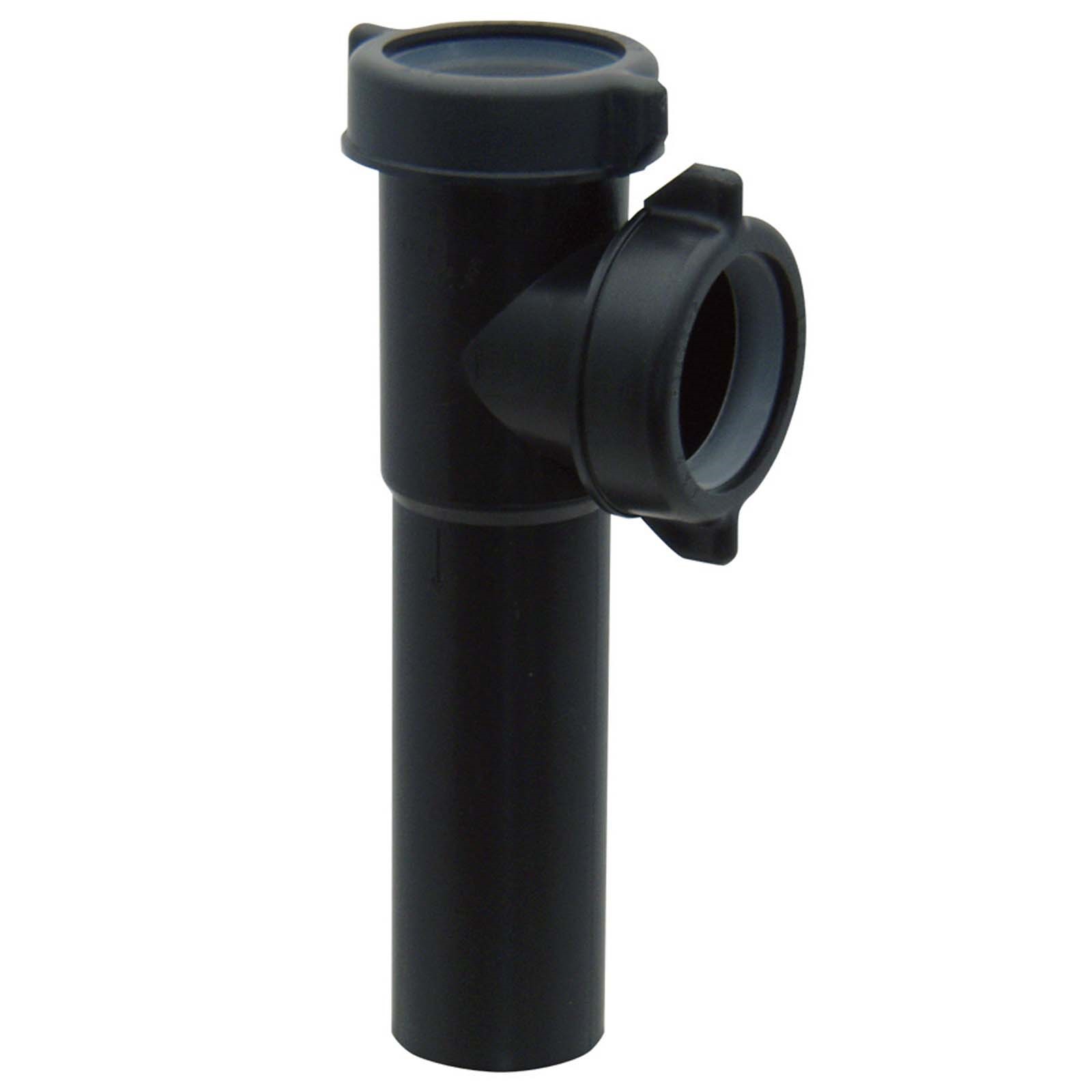 52658W 1-1/2 SLIP JOINT POLYPROPYLENE BAFFLE TEE BLACK