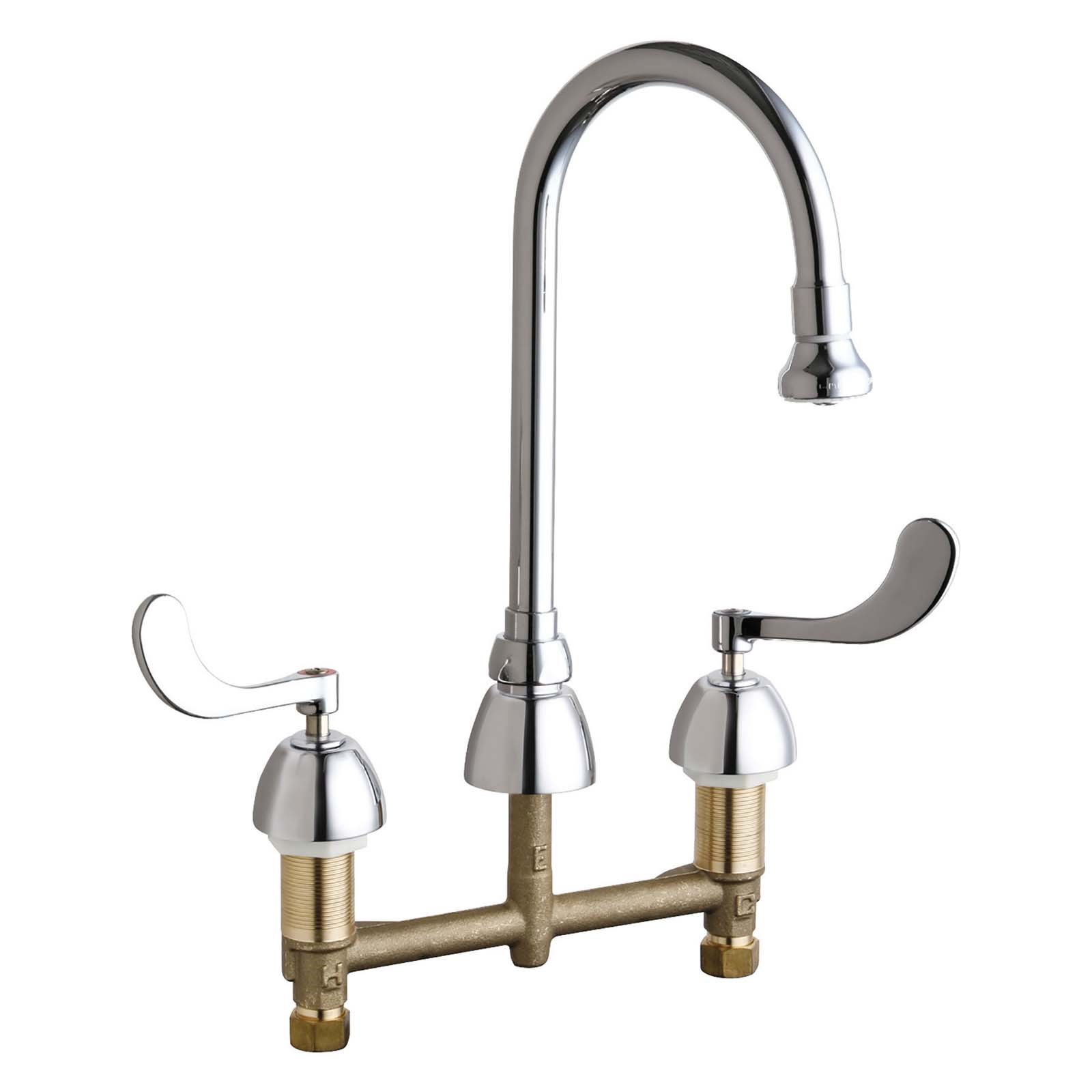 908002NL CHICAGO WIDESPREAD LAV. FAUCET NOLEAD