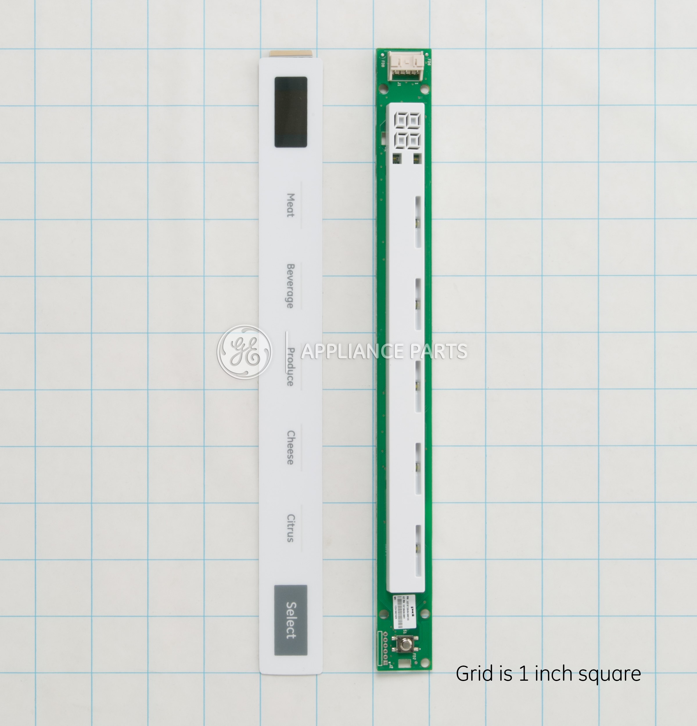 WR49X10269 PCB BOARD DELI W/OVERLAY.