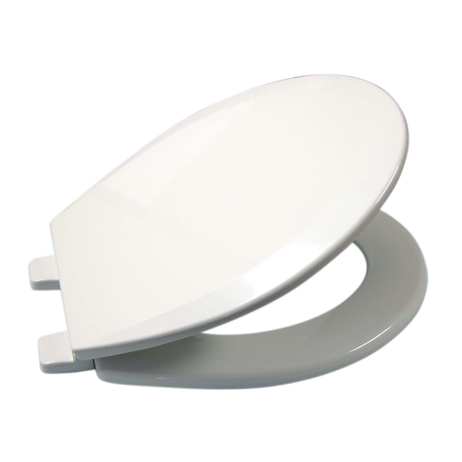 41879 BEMIS 500EC CLOSED FRONT ROUND MOLDED WOOD TOILET
