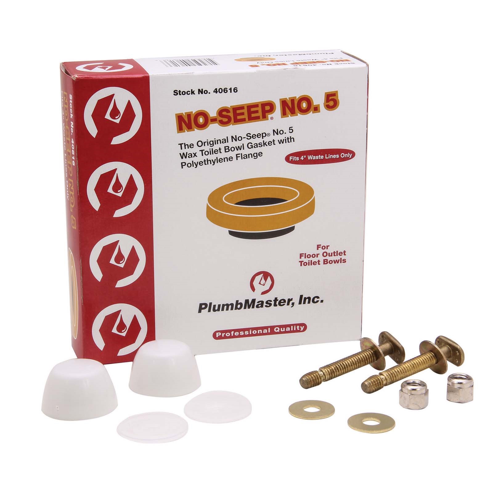 44110 WAX RING W/SLEEVE, SOLID BRASS BOLTS & CAPS