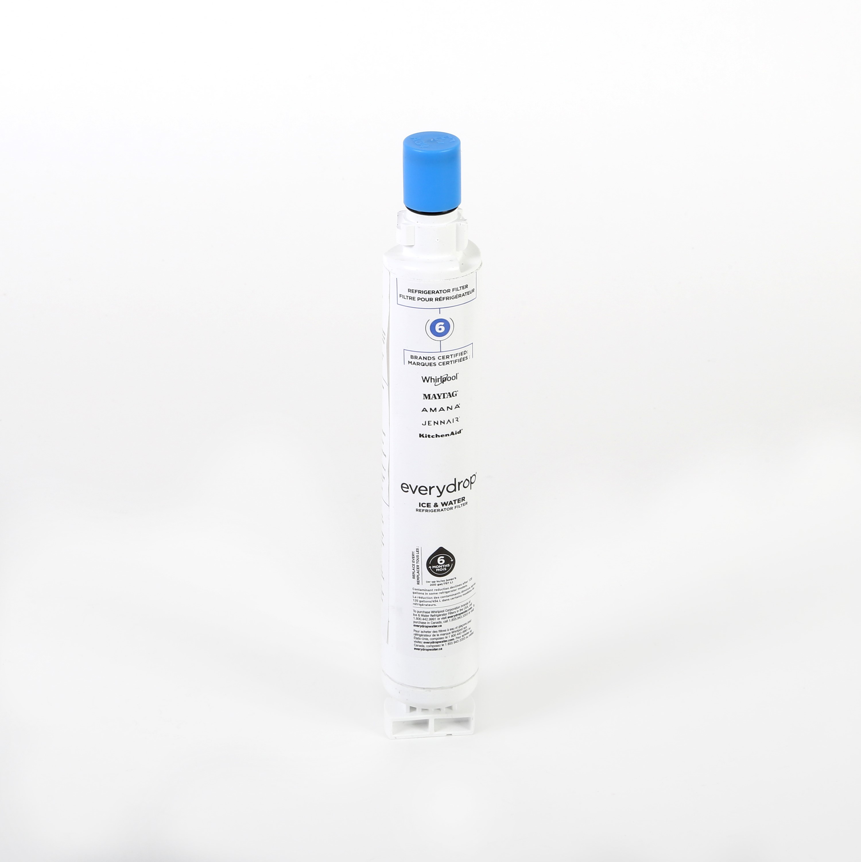 EDR6D1 Whirlpool everydrop® Ice and Water Refrigerator Filter 6 (Dark Blue)