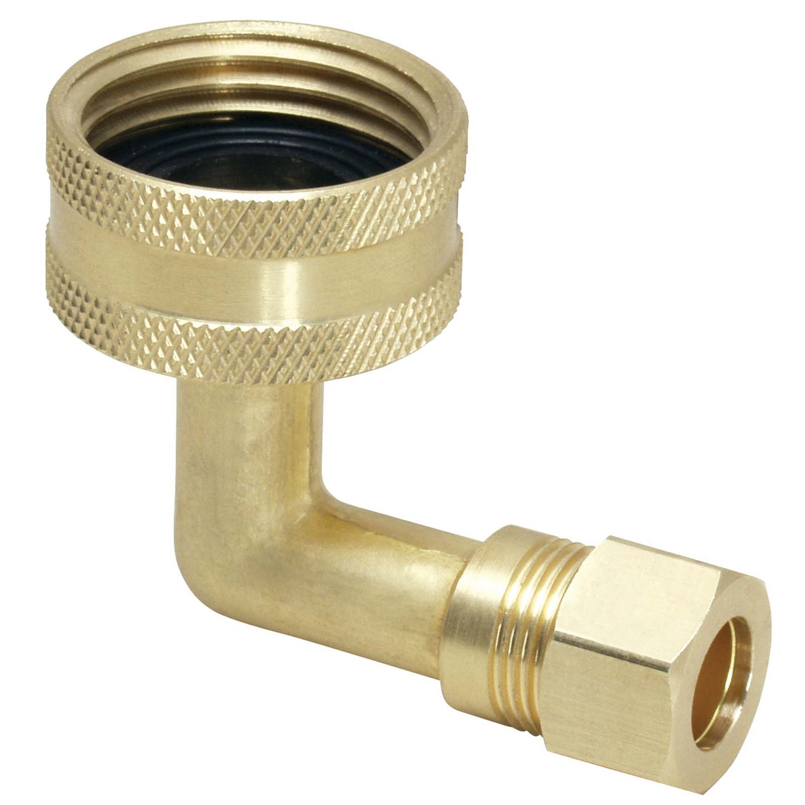 83395 HOSE FITTING DSHWSH EL 3/8COMP X 3/4HOSE