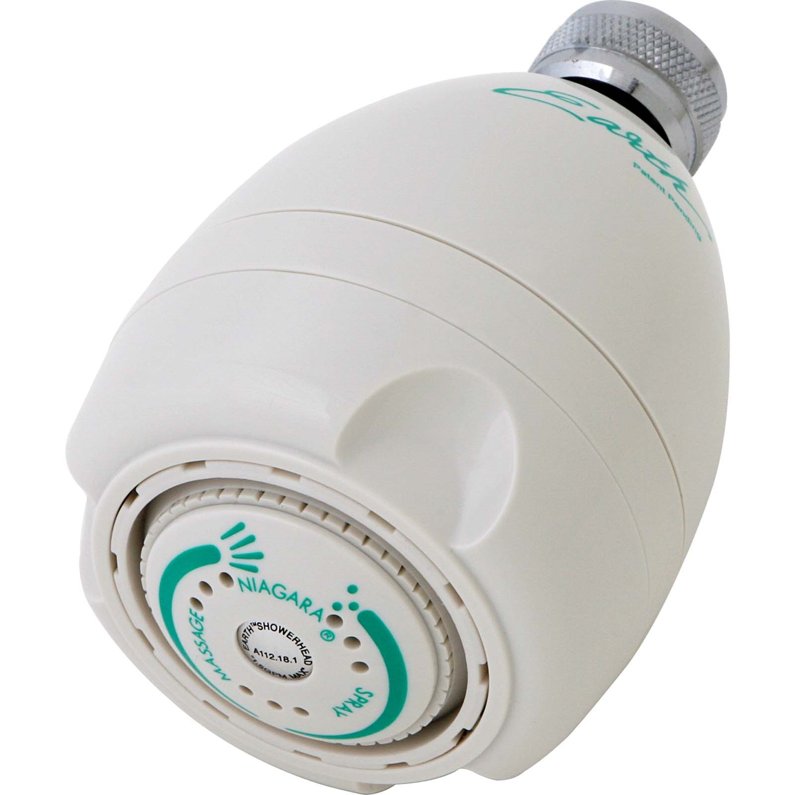 51177 NIAGARA 9-JET ADJ SHOWERHEAD 1.5 GPM WHITE