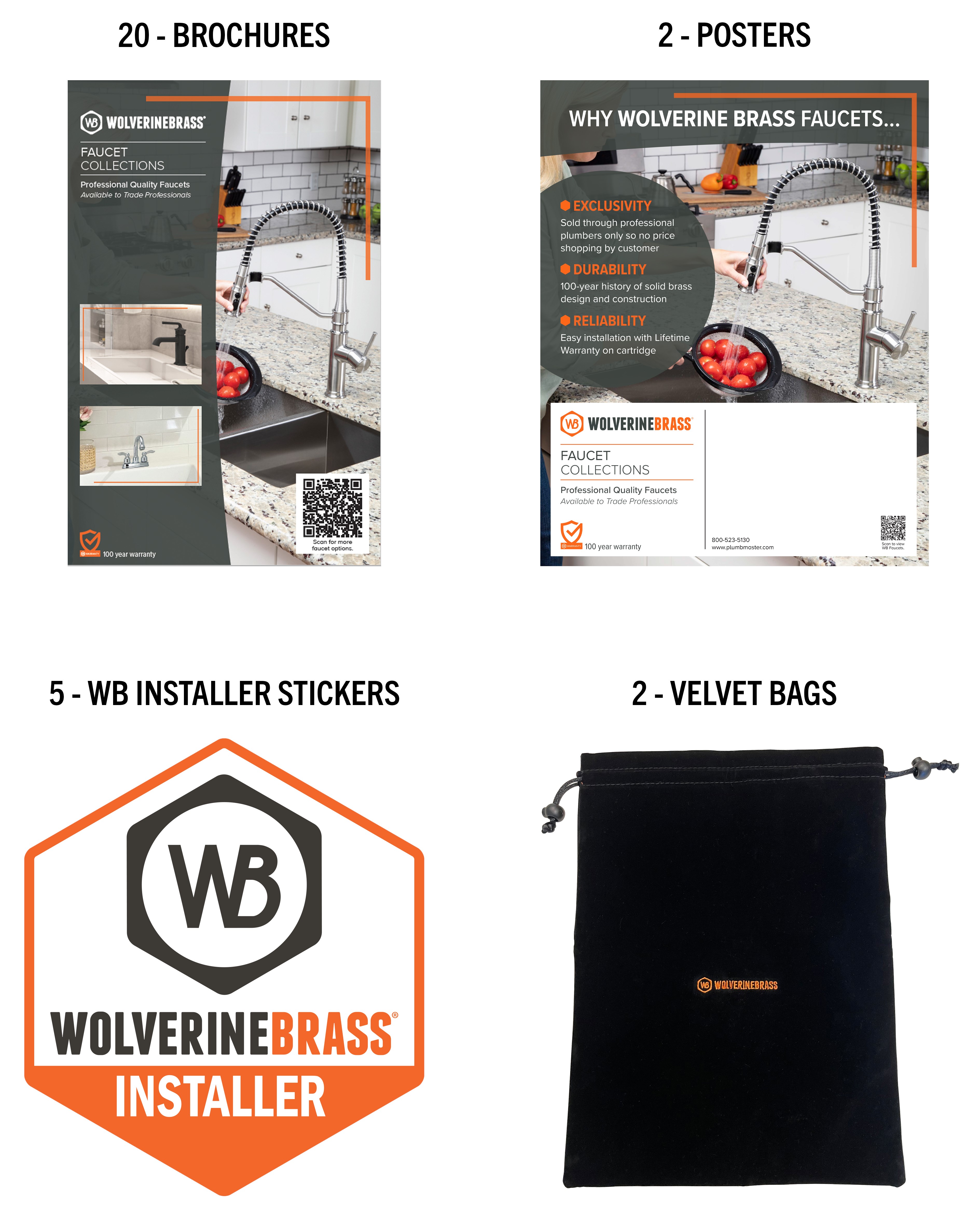 01000 WOLVERINE BRASS FAUCET PROGRAM KIT