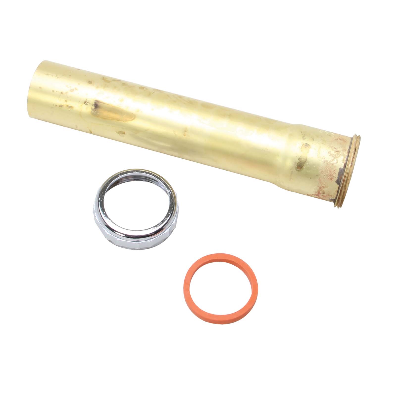 80523 1-1/2 X 8 20 GAUGE BRASS SLIP JOINT EXTENSION WITH