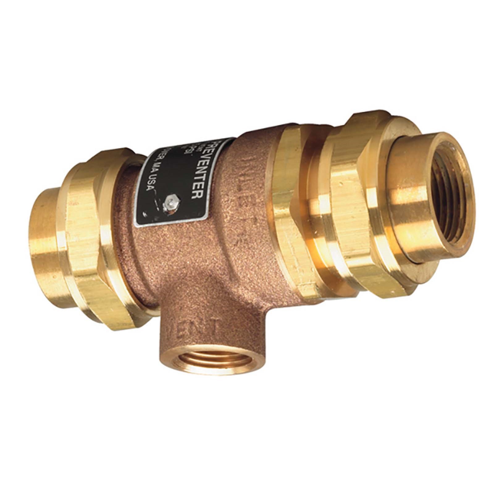 59203 3/4 FORGED BRASS DUAL CHECK VALVE WITH INTERMEDIAT