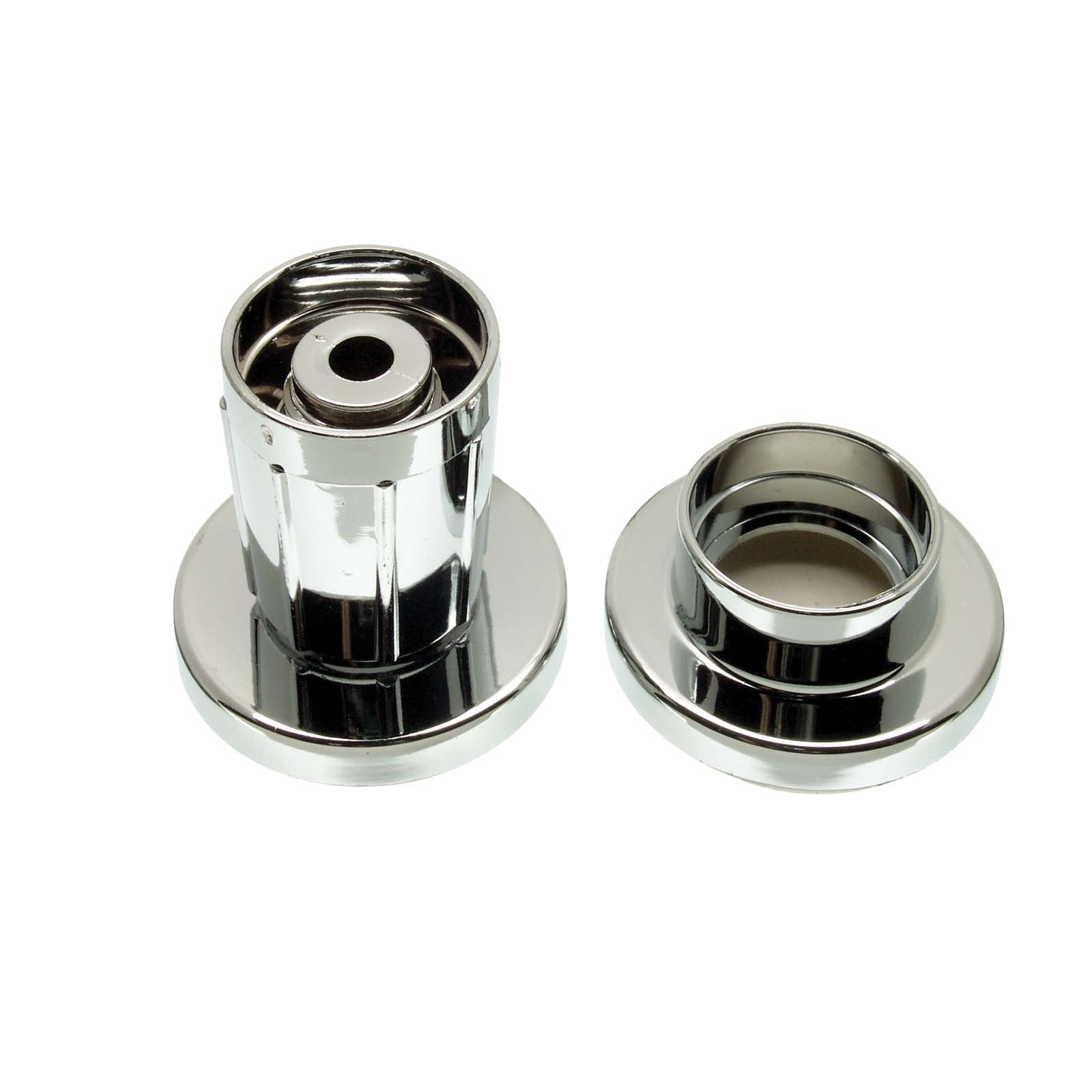 51015 ABS ADJUSTABLE SHOWER ROD FLANGE, CHROME PLATED